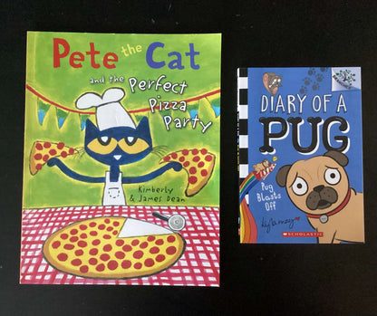 Pete the Cat & Diary of a Pug (Bundle of 2 books)