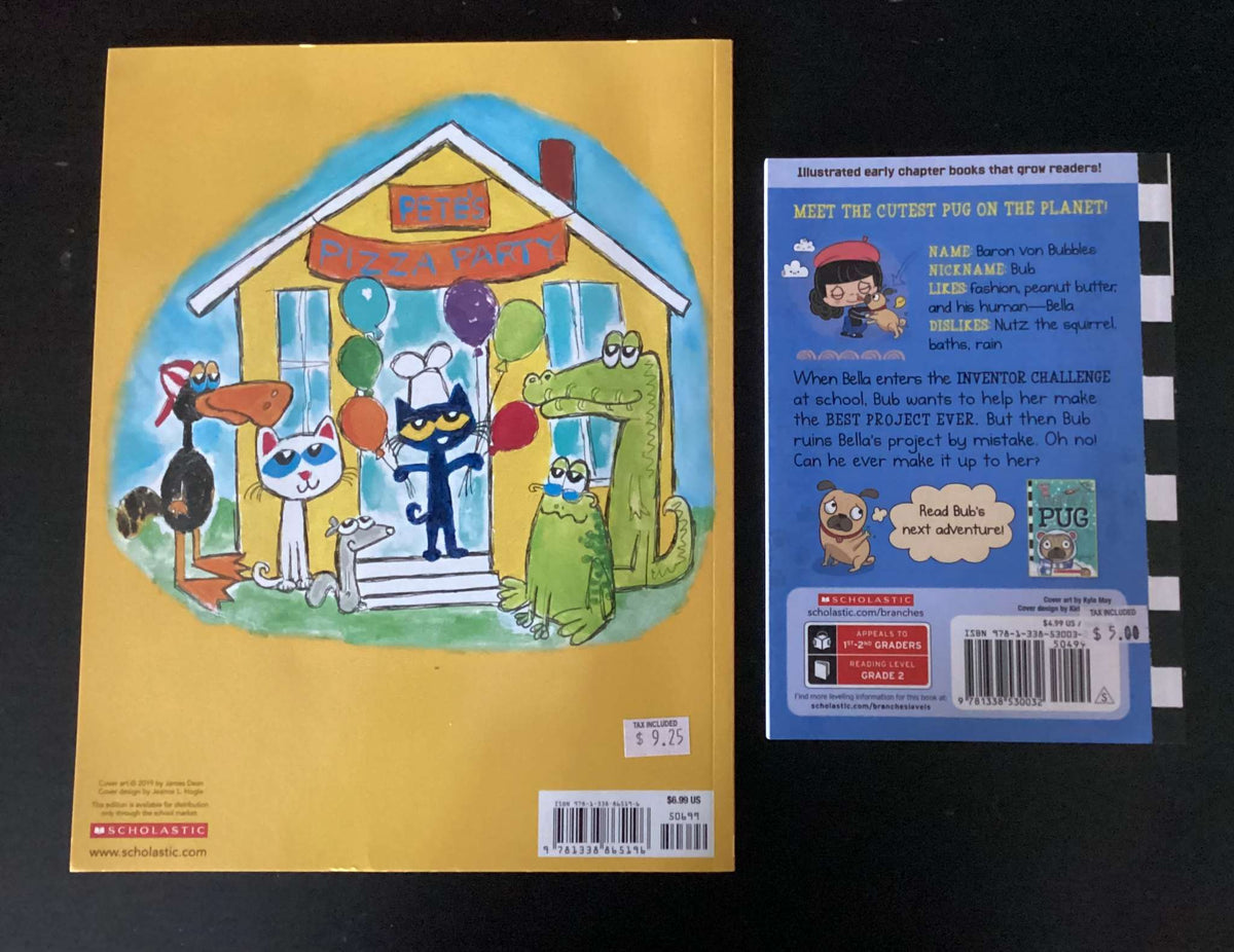 Pete the Cat & Diary of a Pug (Bundle of 2 books)