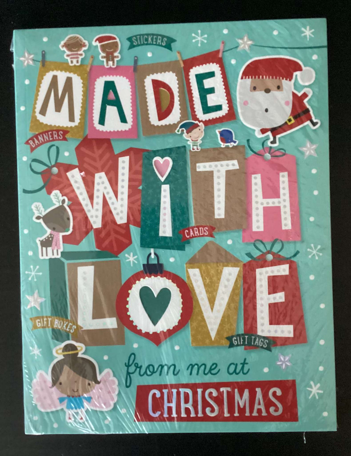 Stickers: Made With Love from me at Christmas