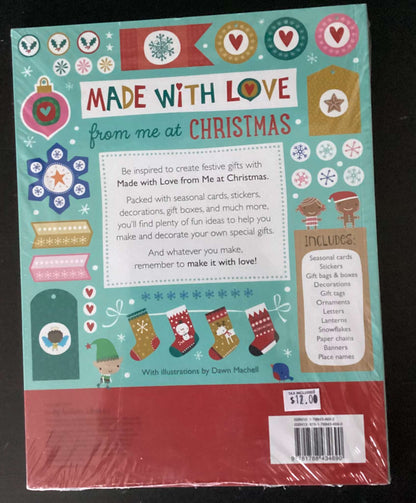 Stickers: Made With Love from me at Christmas