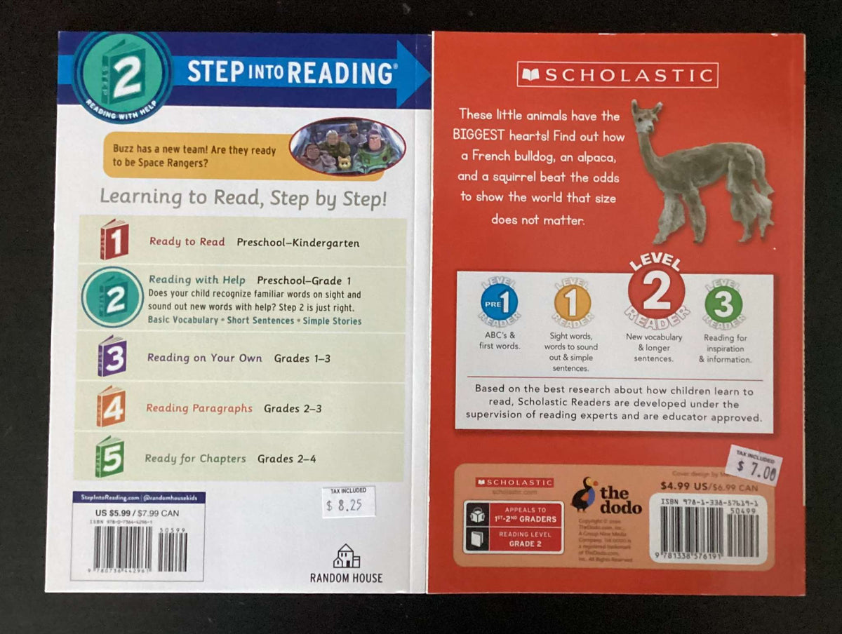 Easy Readers: Lightyear Mission: Teamwork & Little but Fierce (Bundle of 2 Books)