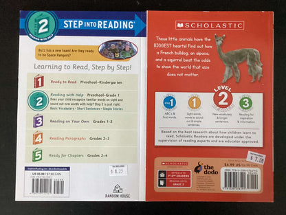 Easy Readers: Lightyear Mission: Teamwork & Little but Fierce (Bundle of 2 Books)