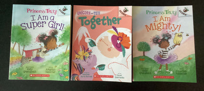Bundle of 3: I am a Super Girl!, I am Mighty!, Unicorn and Yeti: Together