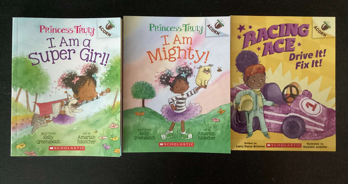 Bundle of 3: I am a Super Girl!, I am Mighty!, Racing Ace Drive It! Fix It!