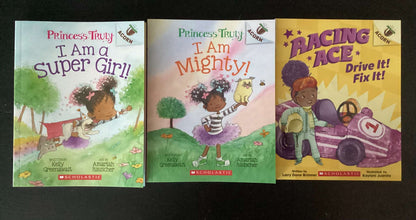 Bundle of 3: I am a Super Girl!, I am Mighty!, Racing Ace Drive It! Fix It!