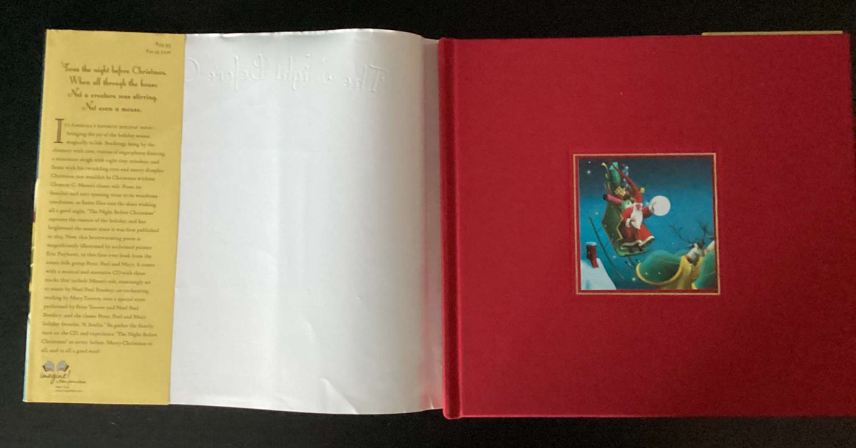 Bundle of 2 Books: Elf based on the film by David Berenbauum, The Night Before Christmas by Clement C. Moore.