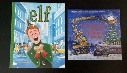 Christmas Bundle of 2 Books: Construction Site on Christmas Night and Elf