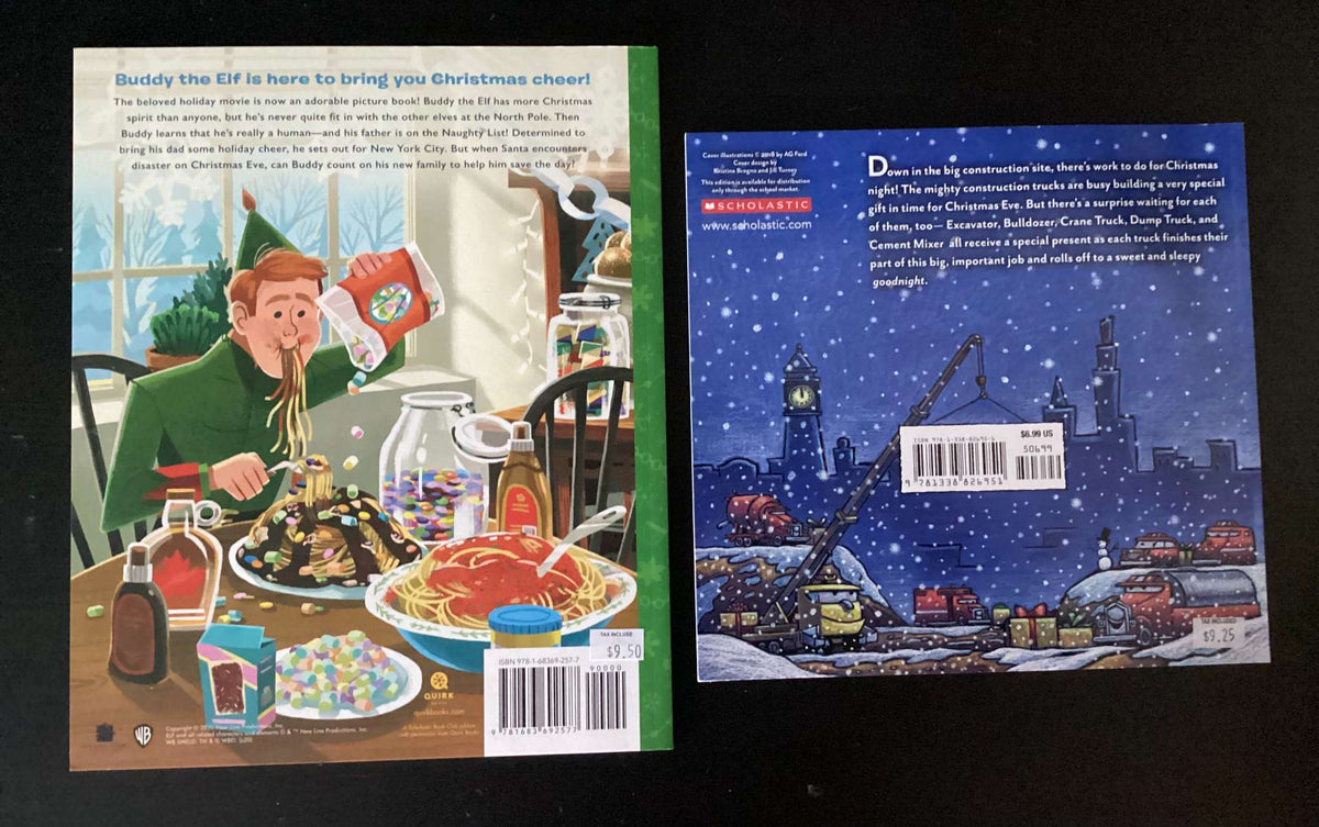 Christmas Bundle of 2 Books: Construction Site on Christmas Night and Elf