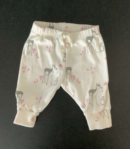 Girls Pants/Leggings (Bundle of 7) 0-3 months , Kids 3 Month (0-3M)