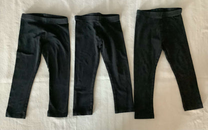 Old Navy Black Leggings (3 Years) Bundle of 3, Kids 3T