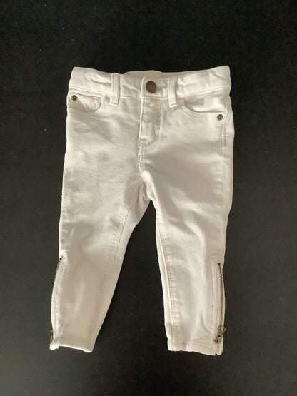 Baby Gap Girls White Corduroy Pants (12-18 months), Kids 18 Month (12-18M)