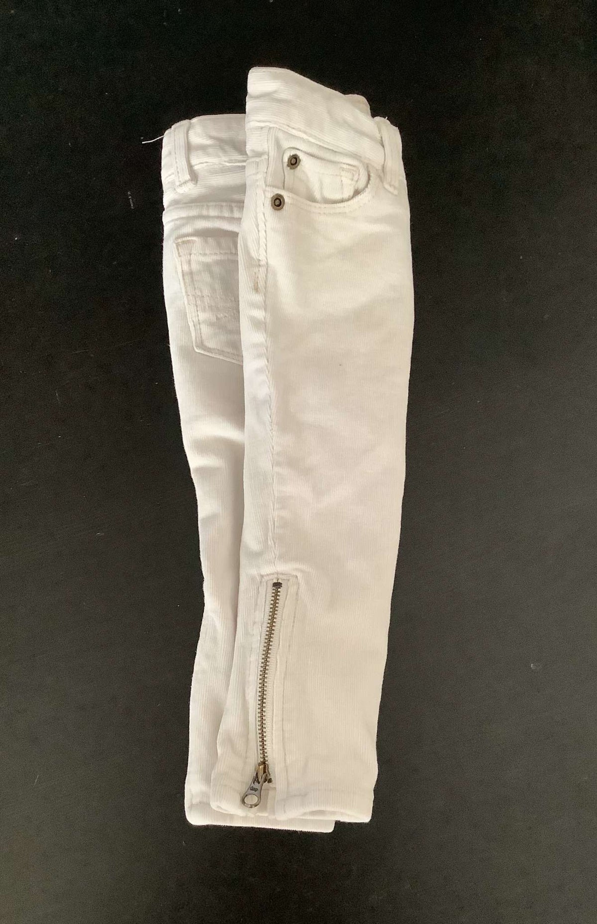 Baby Gap Girls White Corduroy Pants (12-18 months), Kids 18 Month (12-18M)