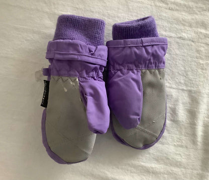 Bundle of 3 Items: Joe Fresh Face Fleece Toque, 2 Pairs of Mittens. Read description for sizes: 12 months-2 years, Kids 24 Month (18-24M)