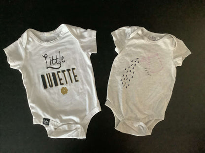Girls Onesies and Leggings (Bundle of 7 Items) 12-18 months. , Kids 18 Month (12-18M)