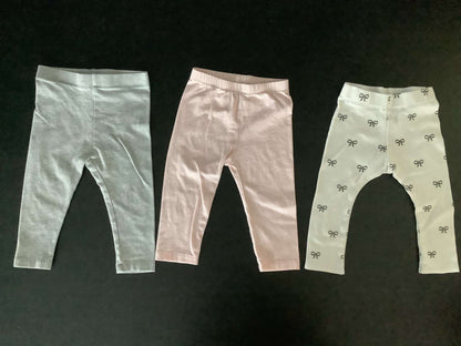 Girls Onesies and Leggings (Bundle of 7 Items) 12-18 months. , Kids 18 Month (12-18M)