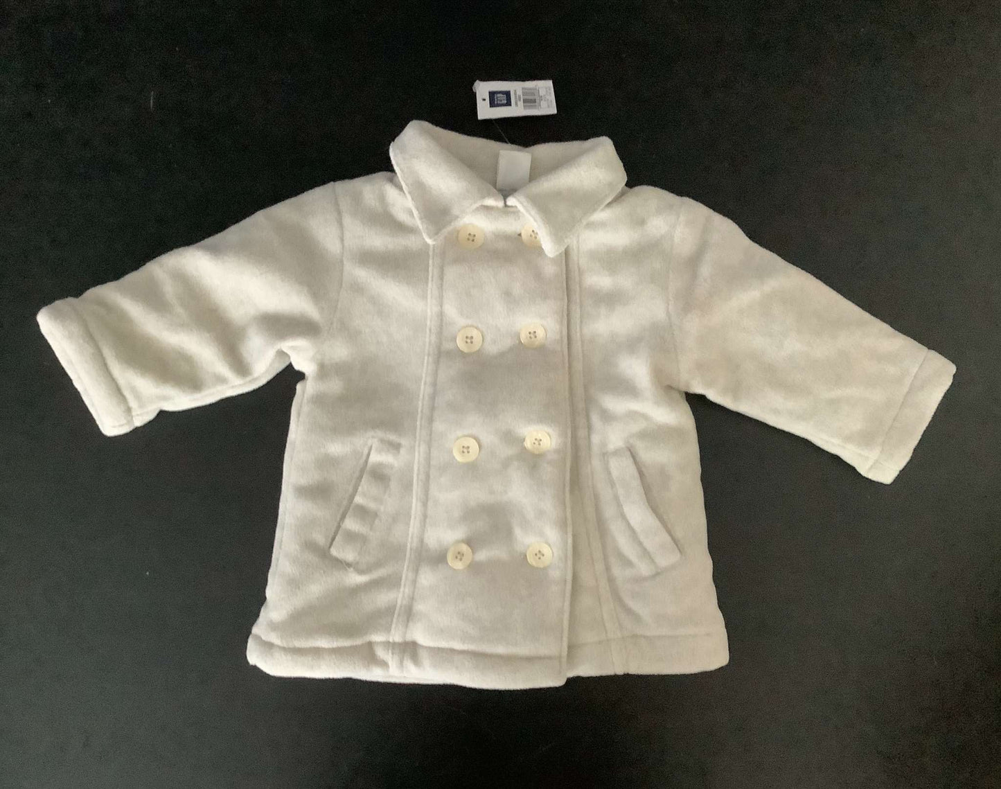 Baby Gap Girls Fleece Peacoat 6-12 months, Kids 6 Month (3-6M)
