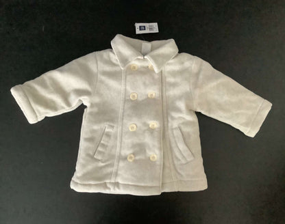 Baby Gap Girls Fleece Peacoat 6-12 months, Kids 6 Month (3-6M)