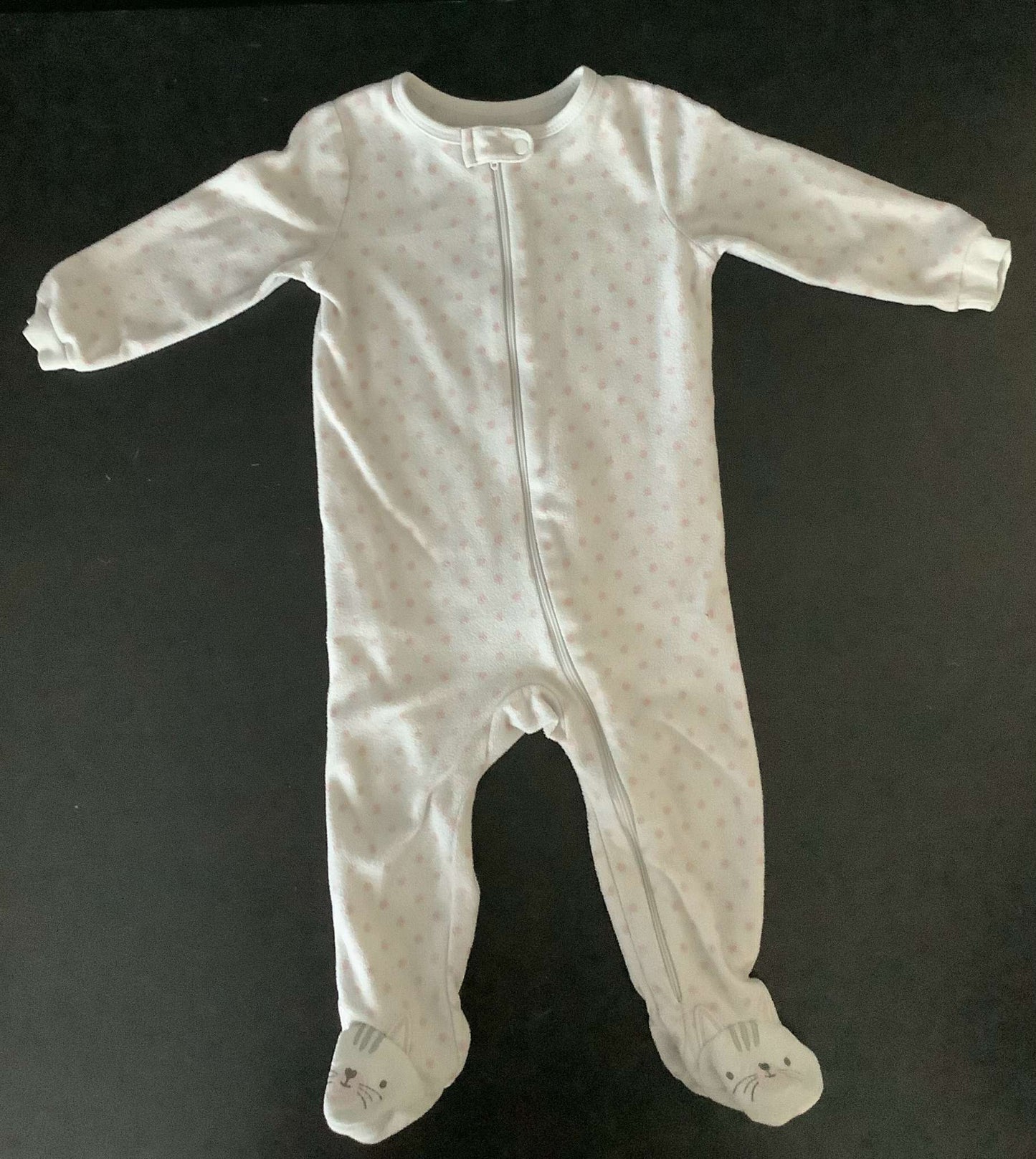 Girls Halo Fleece Sleep Sack & Four (4) Fleece Sleep Onesie 12-18 months