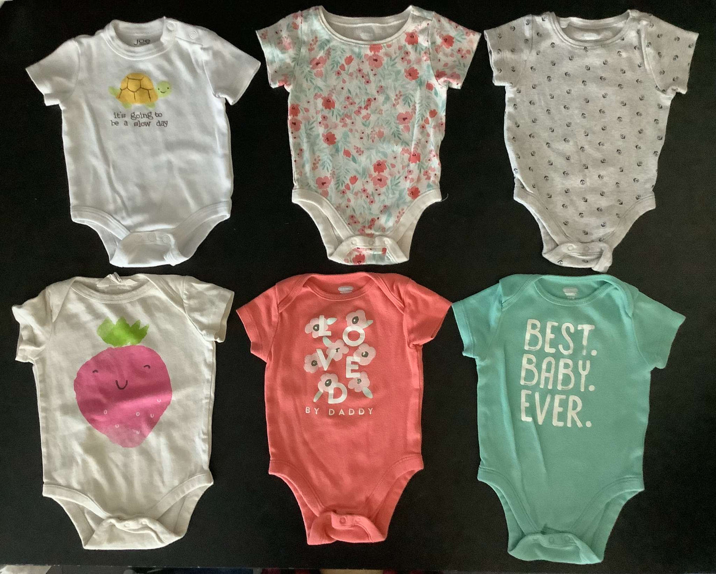 Girls Onesies & Legging Set (Bundle of 12) 3-6 months, Kids 6 Month (3-6M)