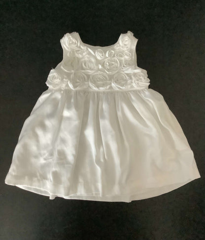 Carter's White Sleeveless Party Dress 6 months, Kids 6 Month (3-6M)