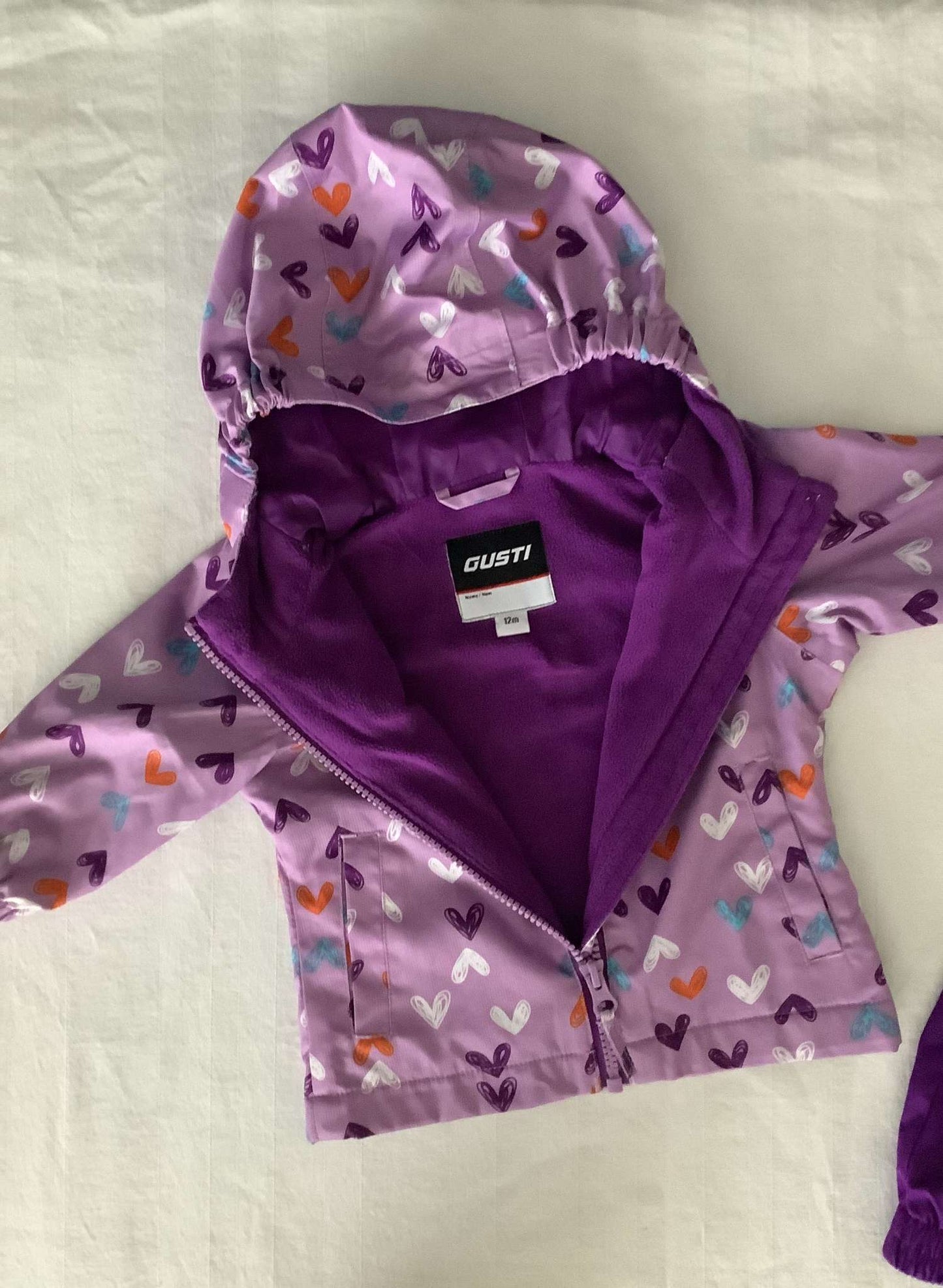 Gusti Girls Rain Jacket and Splash Pant Set 12 months , Kids 12 Month (9-12M)