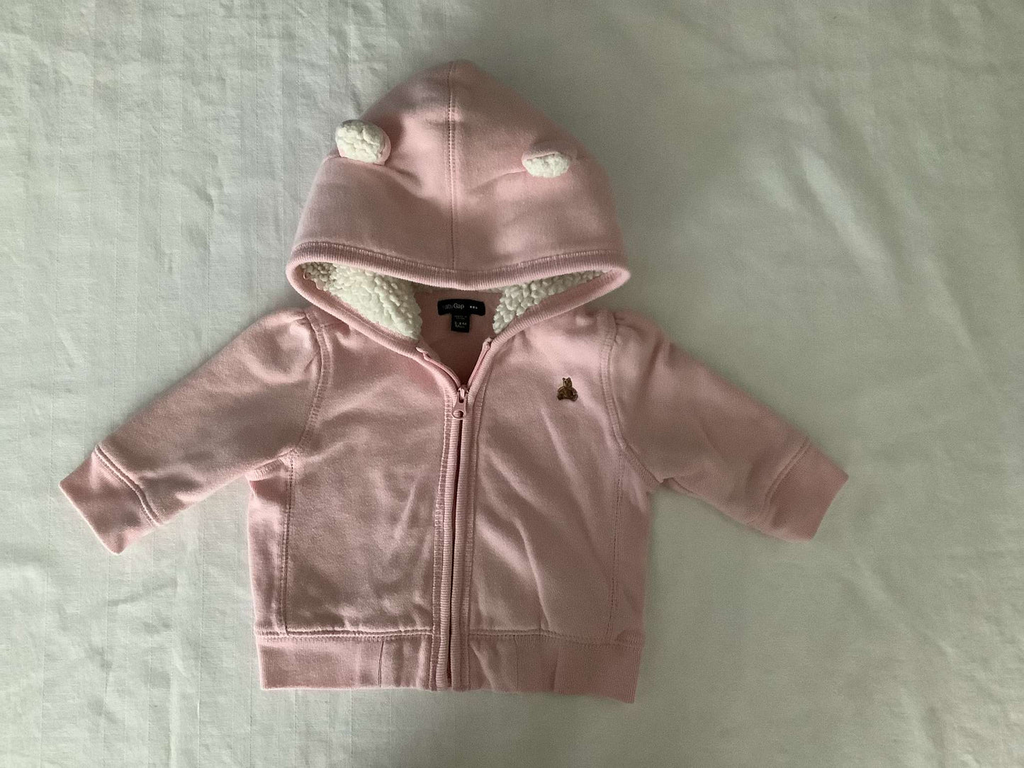 Baby Gap Pink Hooded Zip Up 3-6 months, Kids 6 Month (3-6M)
