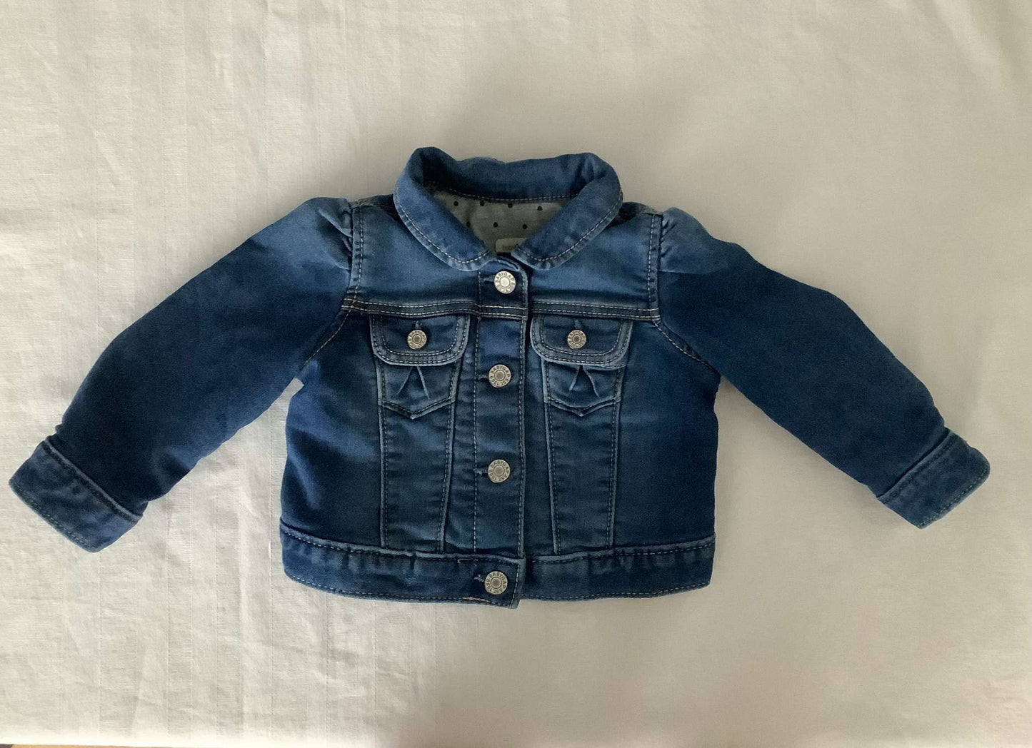 Baby Gap Girls Soft Jean Jacket 6-12, Kids 12 Month (9-12M)
