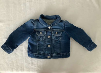 Baby Gap Girls Soft Jean Jacket 6-12, Kids 12 Month (9-12M)