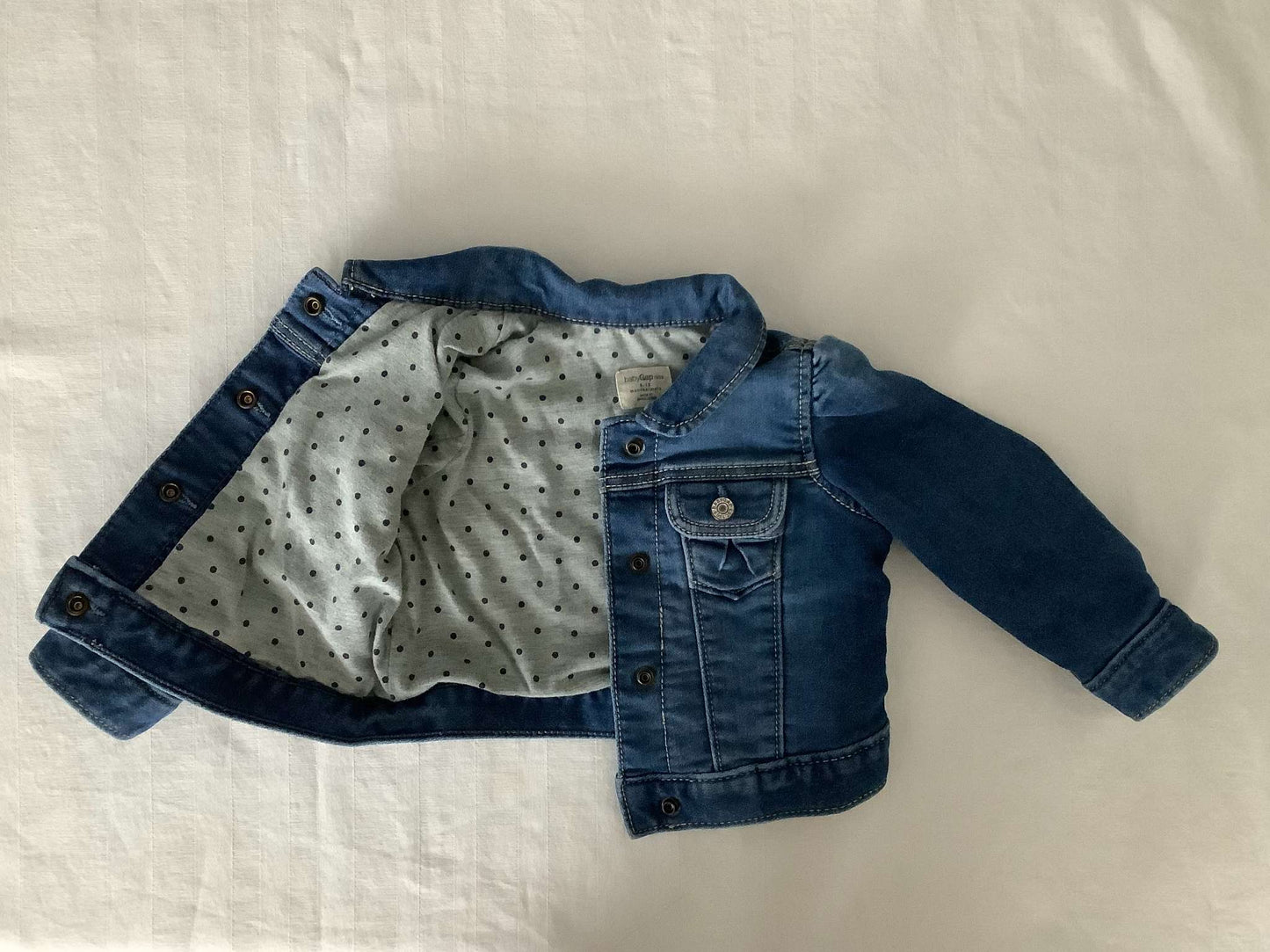 Baby Gap Girls Soft Jean Jacket 6-12, Kids 12 Month (9-12M)