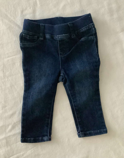 Baby Gap Girls Dark Wash Denim 6-12 months, Kids 12 Month (9-12M)