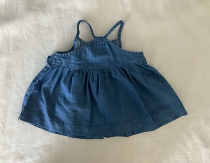 Girl Summer Tops and Bottoms (Bundle of 5)  3-6 months, Kids 6 Month (3-6M)