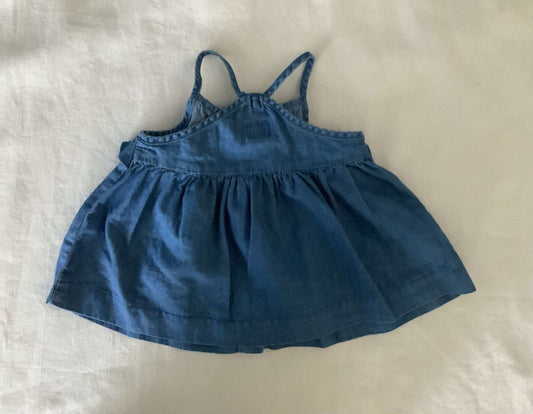 Girl Summer Tops and Bottoms (Bundle of 5)  3-6 months, Kids 6 Month (3-6M)