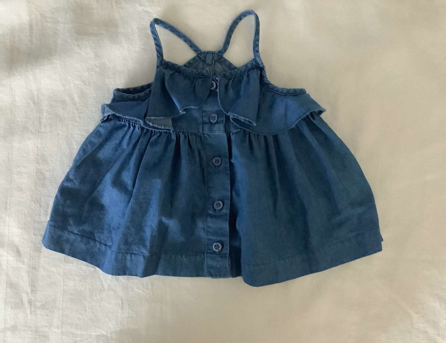 Girl Summer Tops and Bottoms (Bundle of 5)  3-6 months, Kids 6 Month (3-6M)
