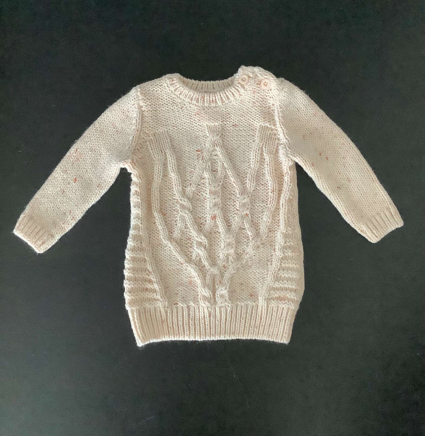 Girls Long Sweater Tops (Bundle of 2) 3-6 months , Kids 6 Month (3-6M)