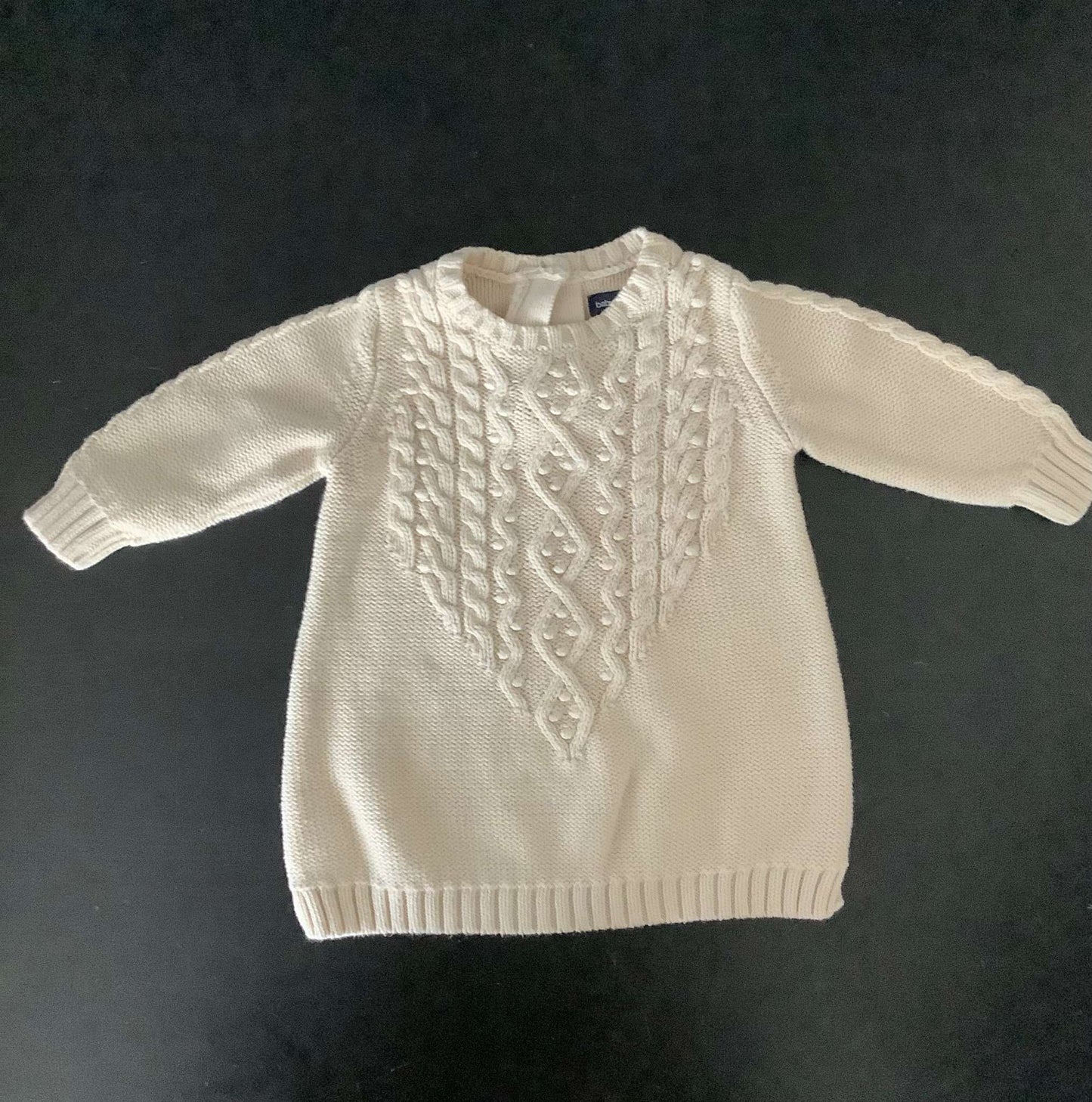 Girls Long Sweater Tops (Bundle of 2) 3-6 months , Kids 6 Month (3-6M)