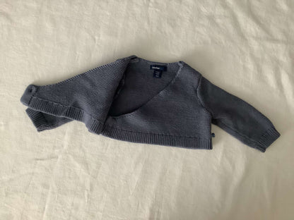 Baby Gap Navy Blue Ballerina Wrap Sweater , Kids 6 Month (3-6M)