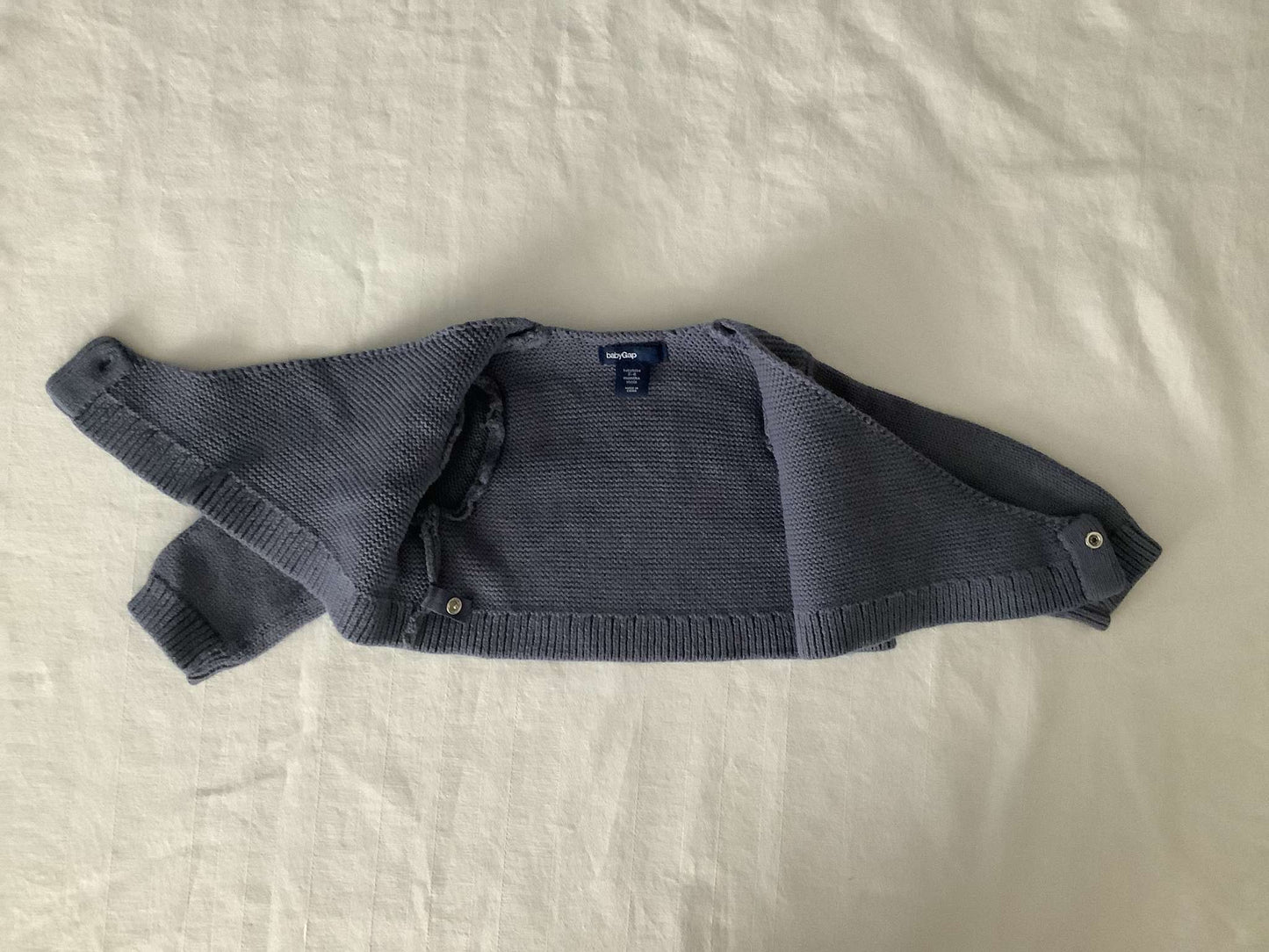 Baby Gap Navy Blue Ballerina Wrap Sweater , Kids 6 Month (3-6M)