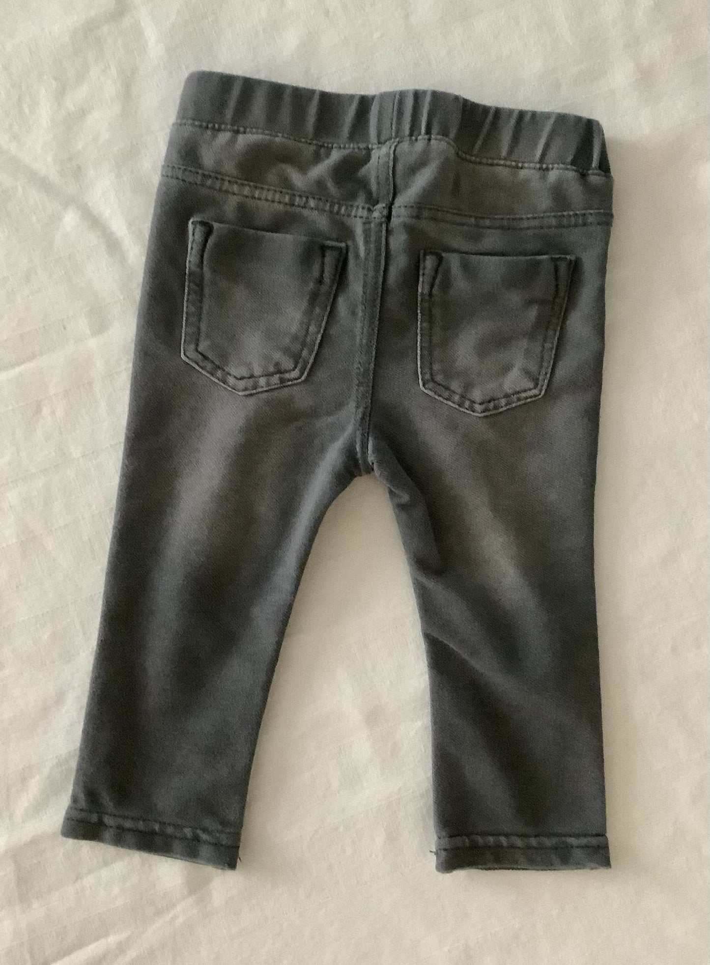 H&M Girls Grey Leggings 6-9 months, Kids 9 Month (6-9M)