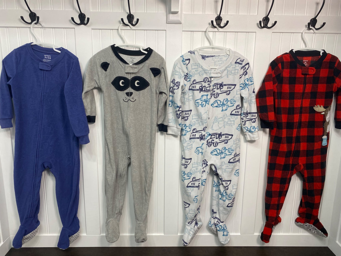 2T Carters Fleece PJ Bundle VGUC, Kids 2T