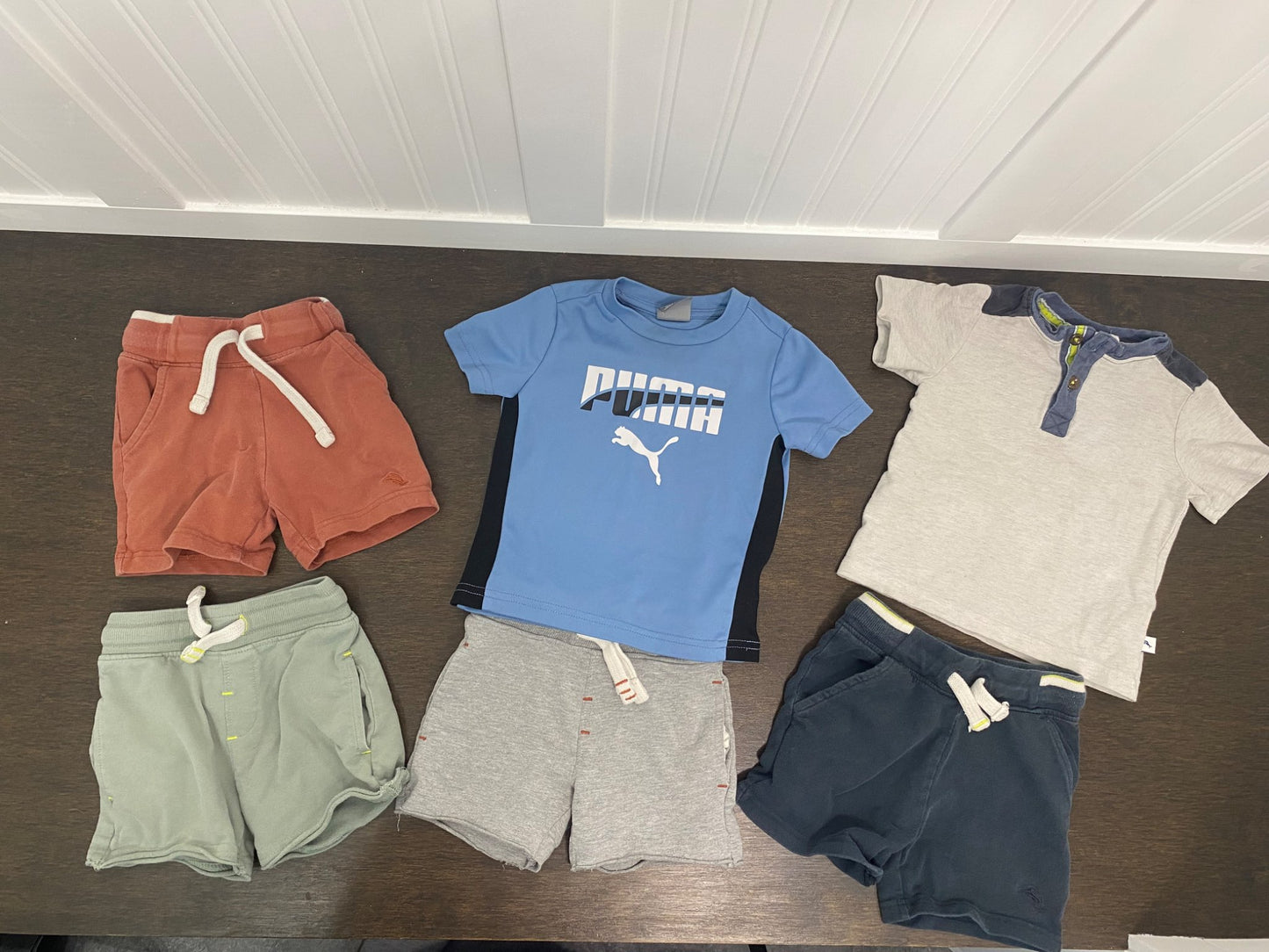 12M Summer Bundle: 4x Shorts + 2x T-Shirts, Kids 12 Month (9-12M)