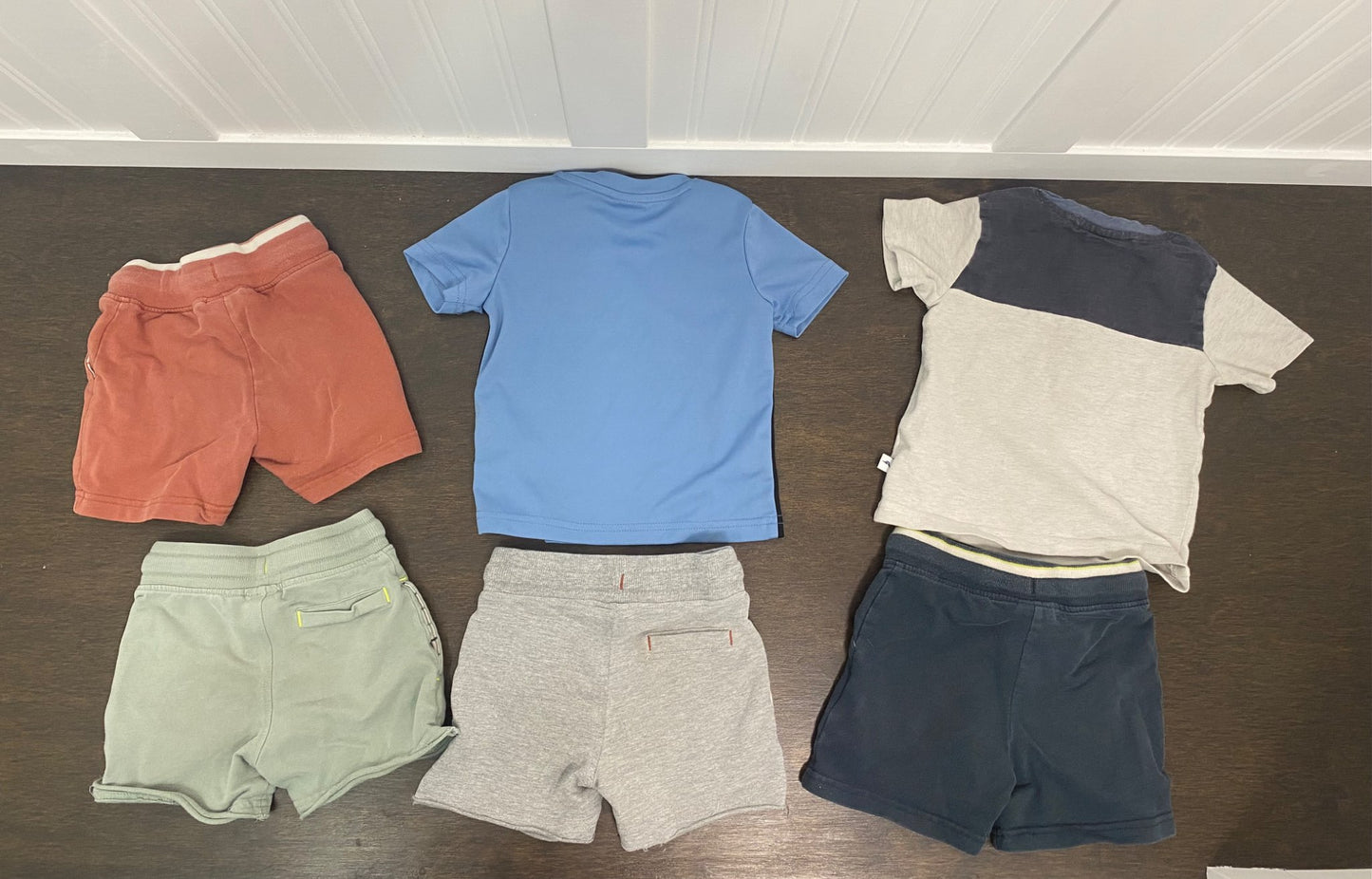 12M Summer Bundle: 4x Shorts + 2x T-Shirts, Kids 12 Month (9-12M)