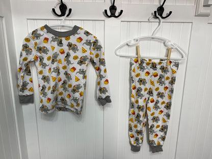 3T Dinosaur Pizza Fries and Burgers PJ VGUC, Kids 3T