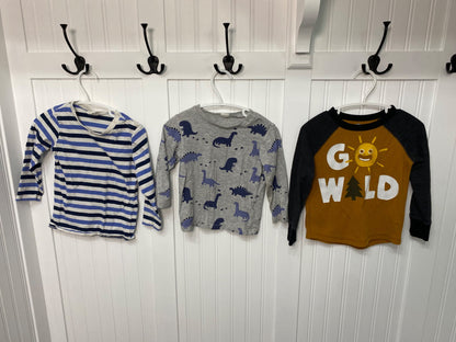 Boy 2T Long Sleeve Shirt Bundle 9 Shirts VGUC, Kids 2T