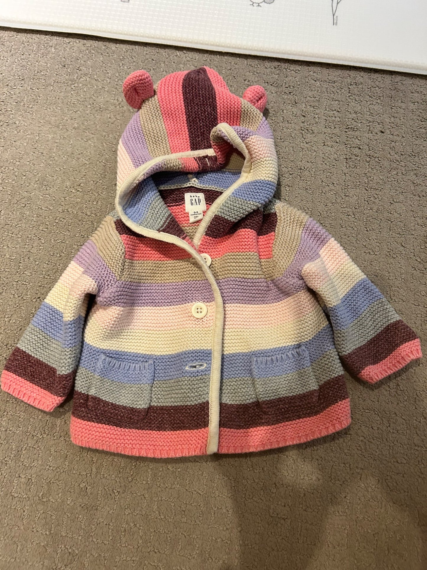 Gap knit sweater , Kids 3 Month (0-3M)