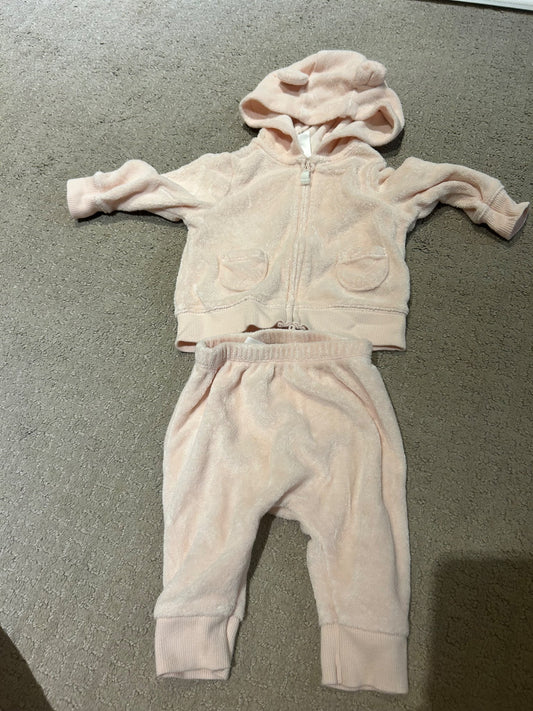 Matching pink sweatsuit, Kids 3 Month (0-3M)