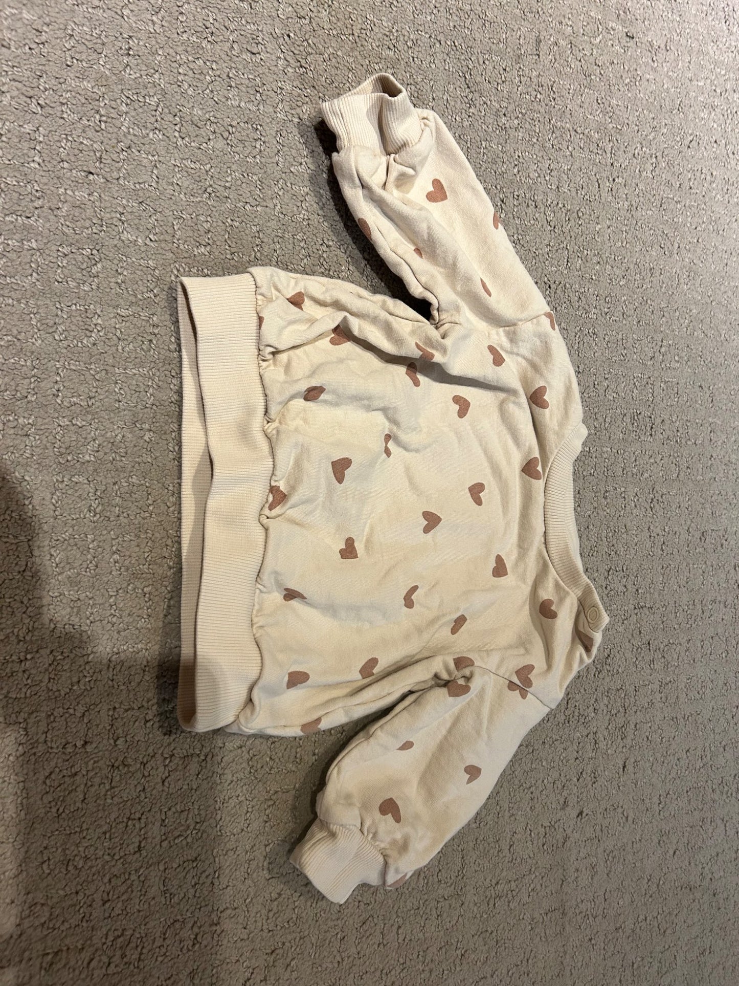 Heart print sweater , Kids 3 Month (0-3M)