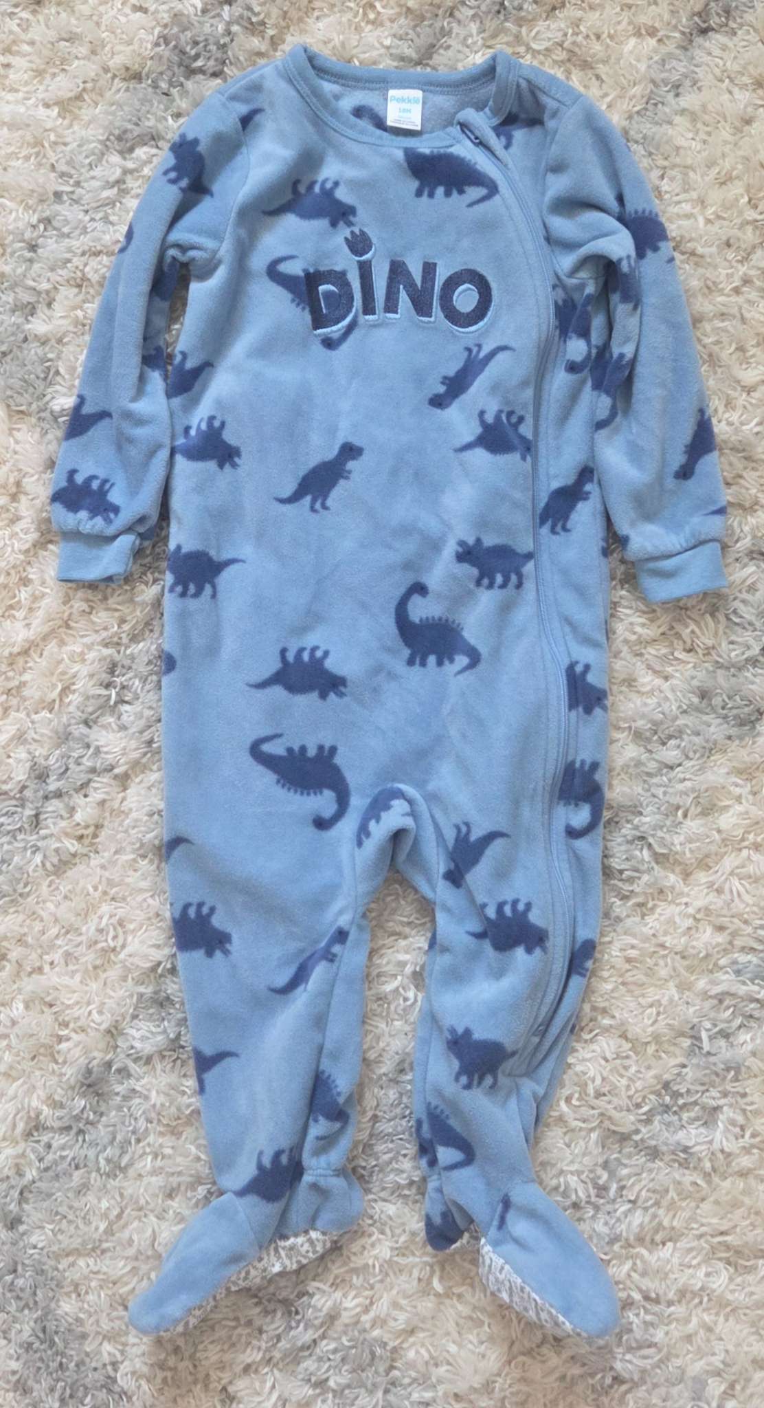 Dinosaur Footed Pajamas, Kids 18 Month (12-18M)