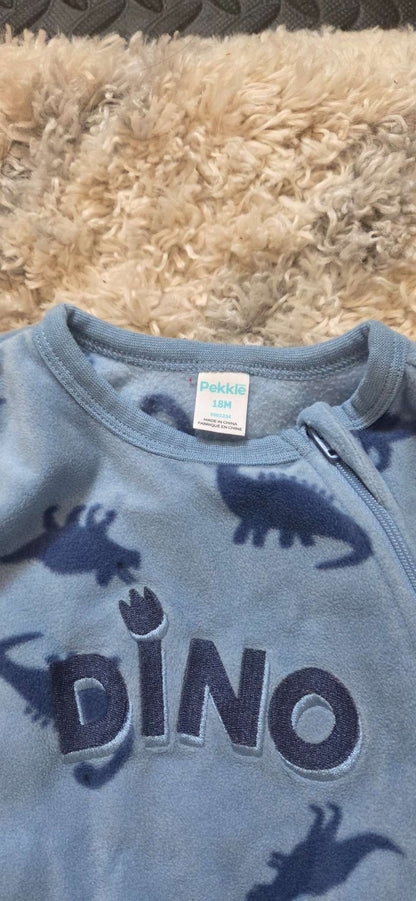 Dinosaur Footed Pajamas, Kids 18 Month (12-18M)