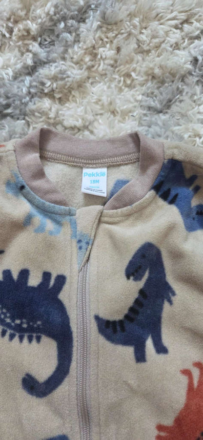 Dinosaur Footed Pajamas, Kids 18 Month (12-18M)