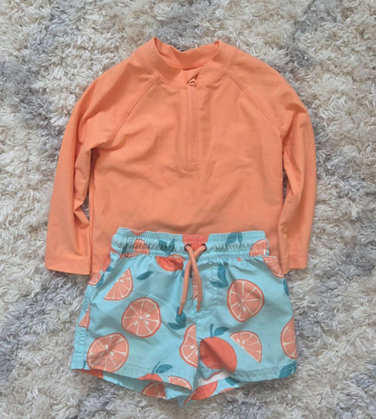 Swim Suit Set, Kids 12 Month (9-12M)
